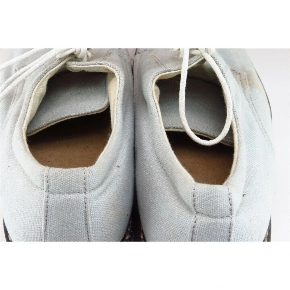 Bass Shoes Sz 10‎ D Gray Derby Oxfords Fabric Men